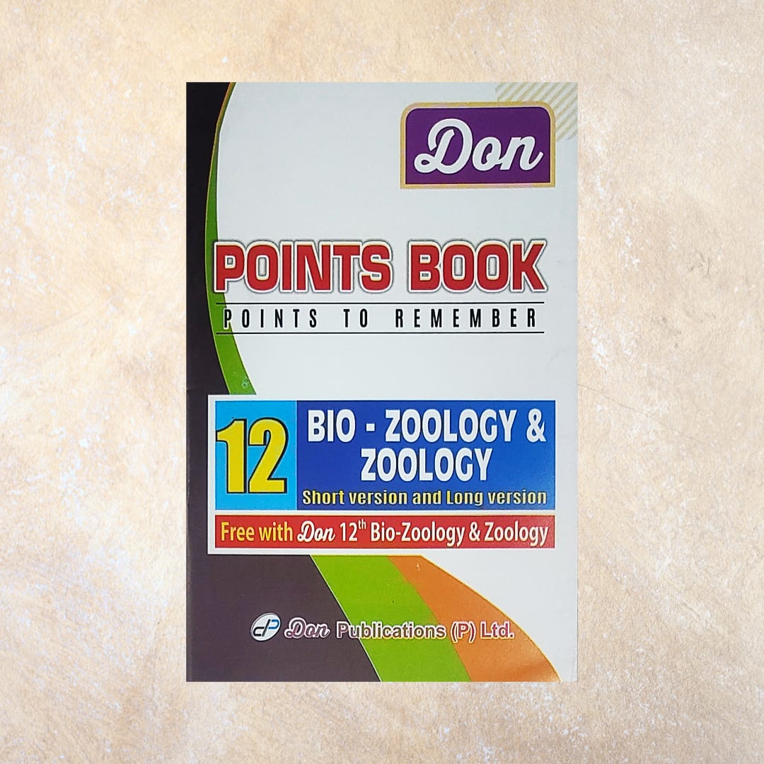 12th Don Bio Zoology & Zoology Guide (Set of 2 Books) - Sri Shyamala Puthaga Angadi