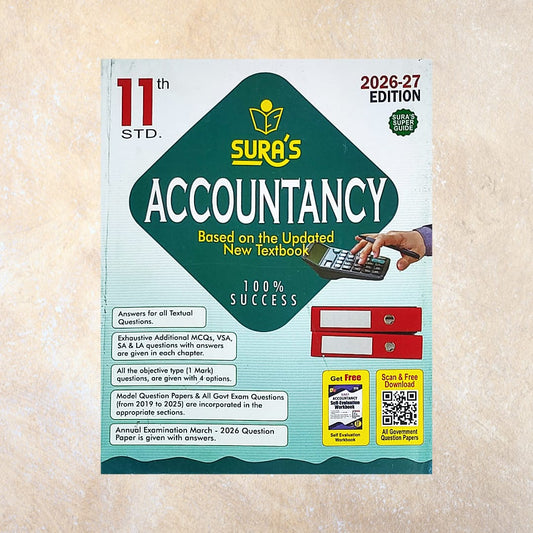 11th Sura's Accountancy Guide (Set of 2 Books) - Sri Shyamala Puthaga Angadi
