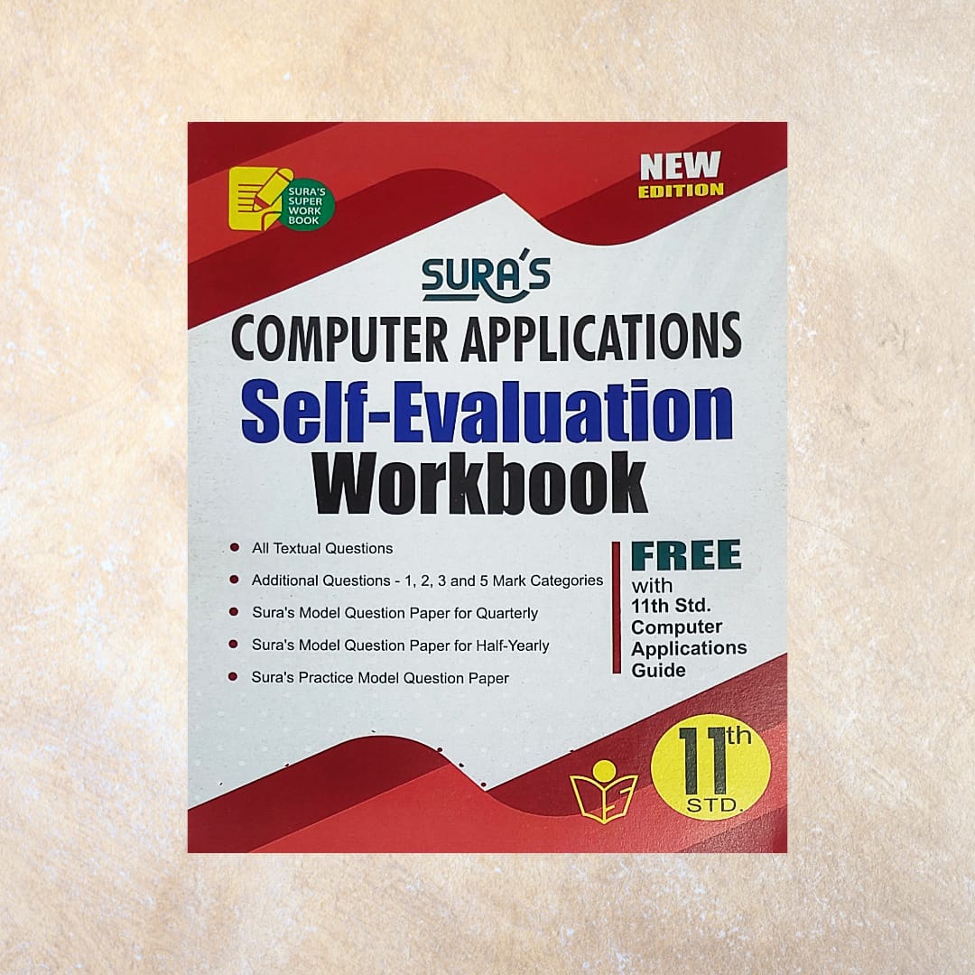 11th Sura's Computer Applications Guide (Set of 2 Books) - Sri Shyamala Puthaga Angadi