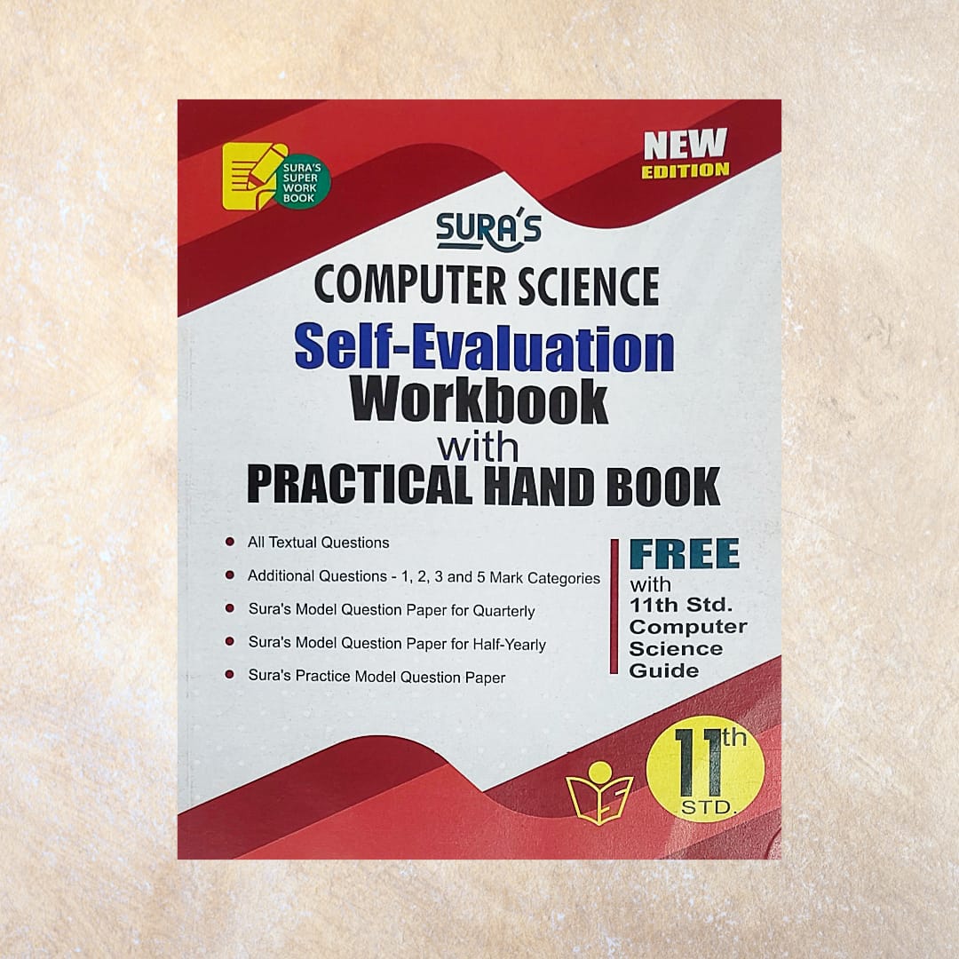 11th Sura's Computer Science Guide (Set of 2 Books) - Sri Shyamala Puthaga Angadi