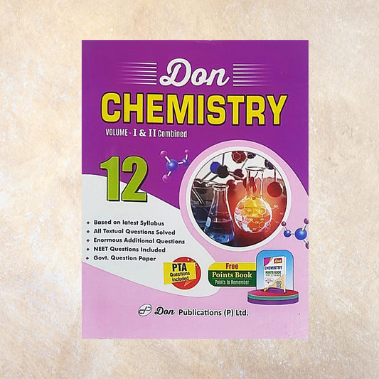12th Don Chemistry Guide (Set of 2 Books) - Sri Shyamala Puthaga Angadi