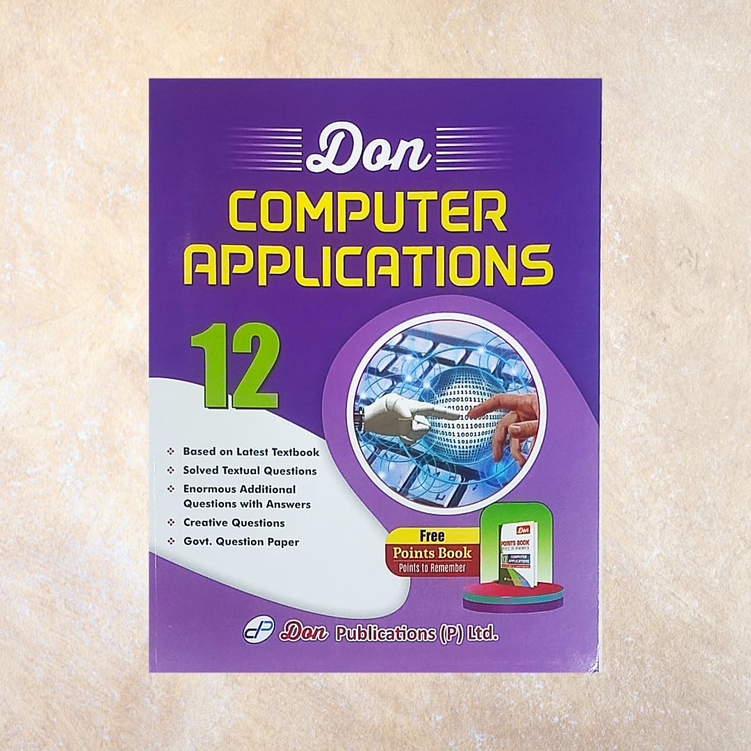 12th Don Computer Applications Guide (Set of 2 Books) - Sri Shyamala Puthaga Angadi