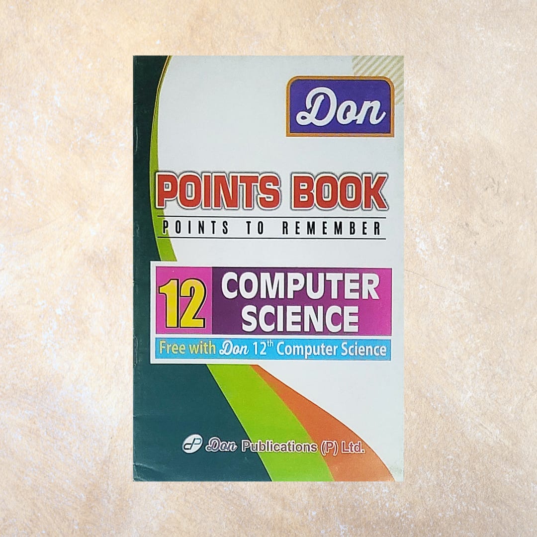 12th Don Computer Science Guide (Set of 2 Books) - Sri Shyamala Puthaga Angadi