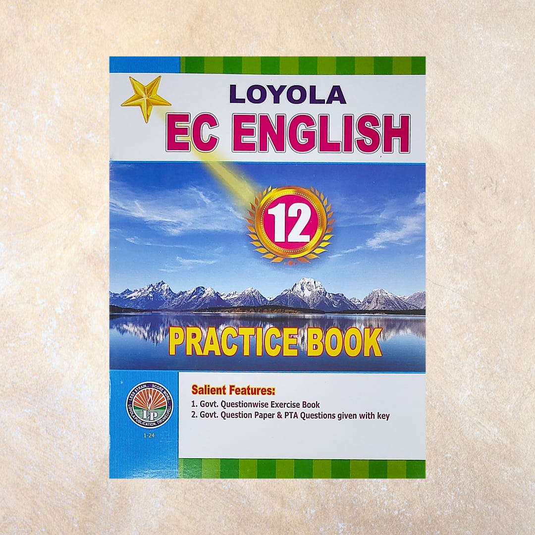 12th Loyola EC English Guide (Set of 2 Books) - Sri Shyamala Puthaga Angadi