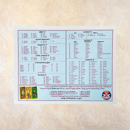 Naveena 108 Thirukoyil Anushtaana Vaakiya Panchangam 2026 to 2027